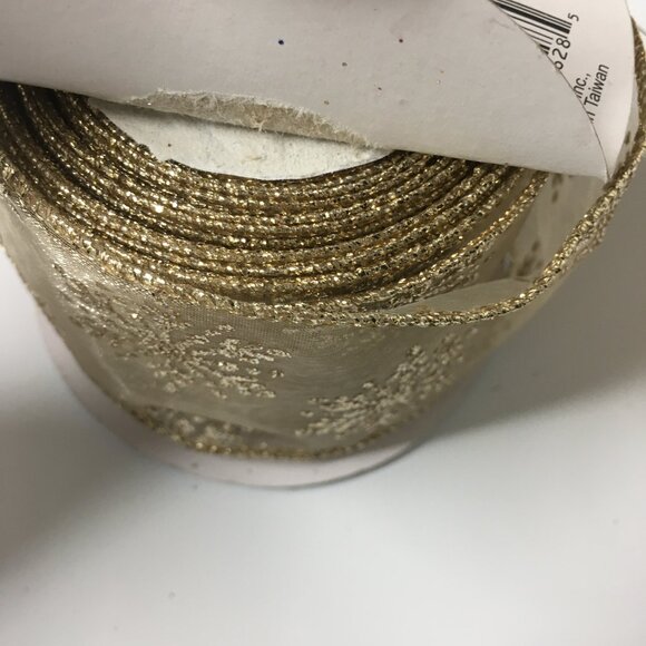 5 Rolls Wired Christmas Ribbon - Picture 12 of 13